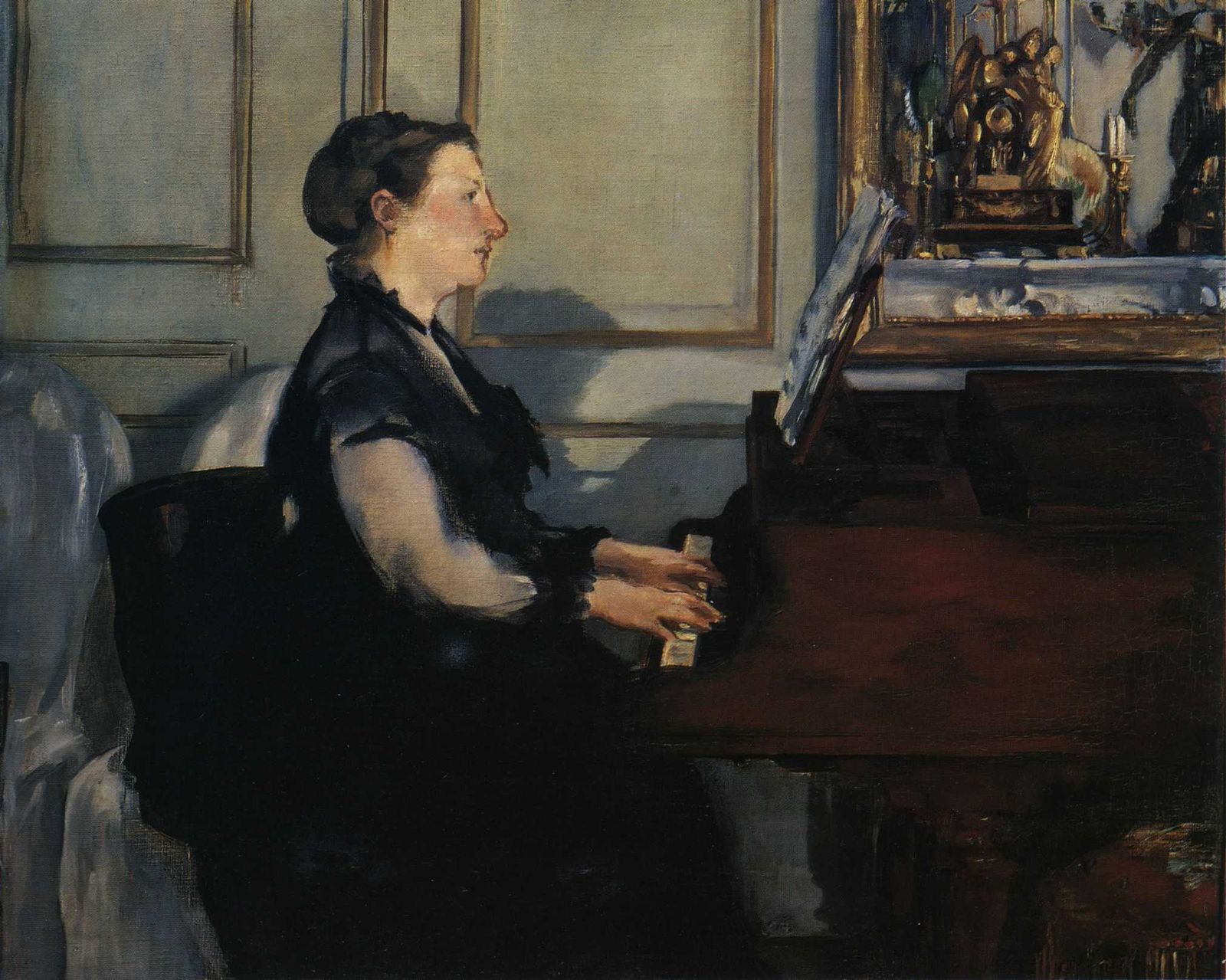 Эдуард Мане - Мадам Мане за роялем